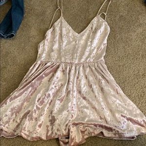Super cute velvet romper